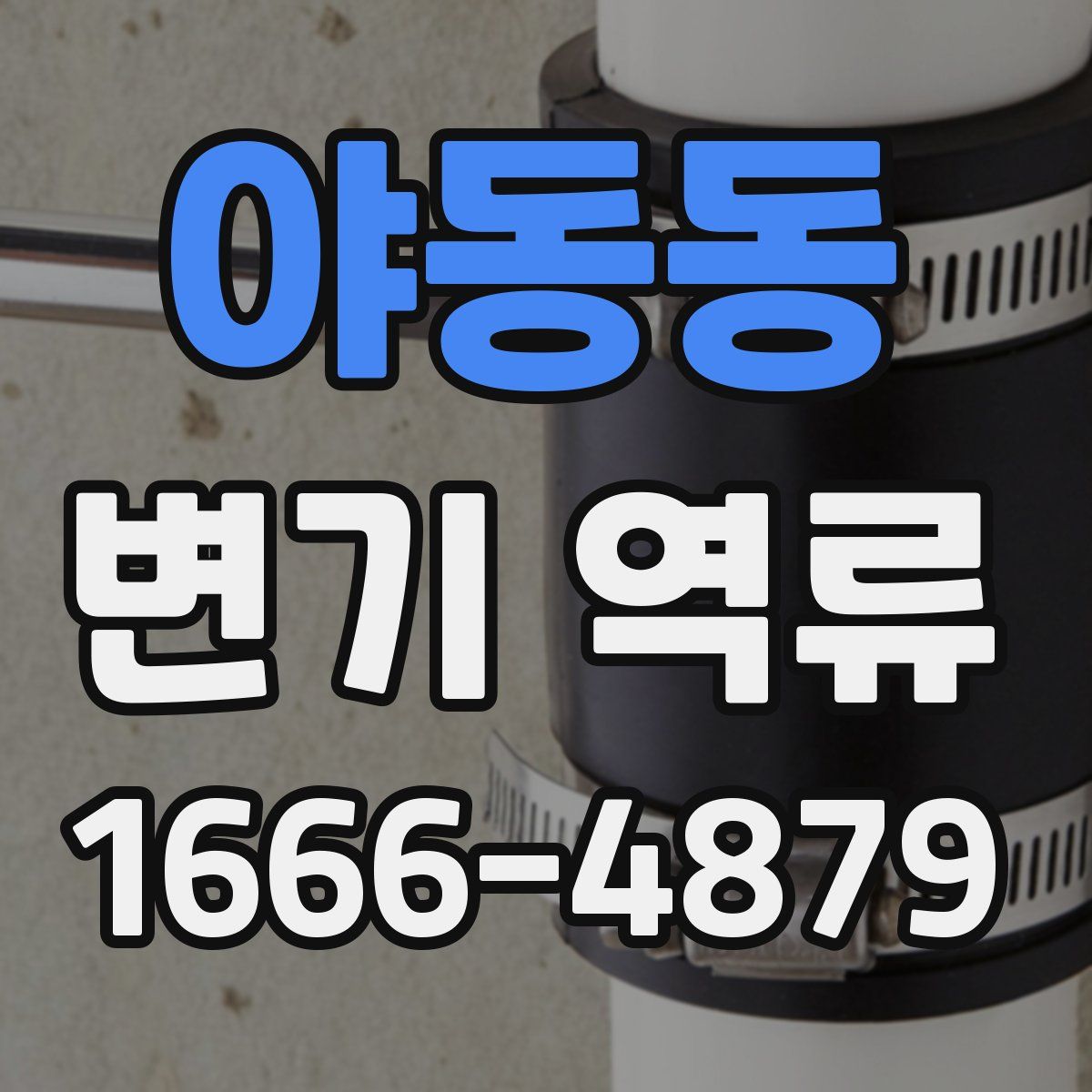 야동동 변기 역류