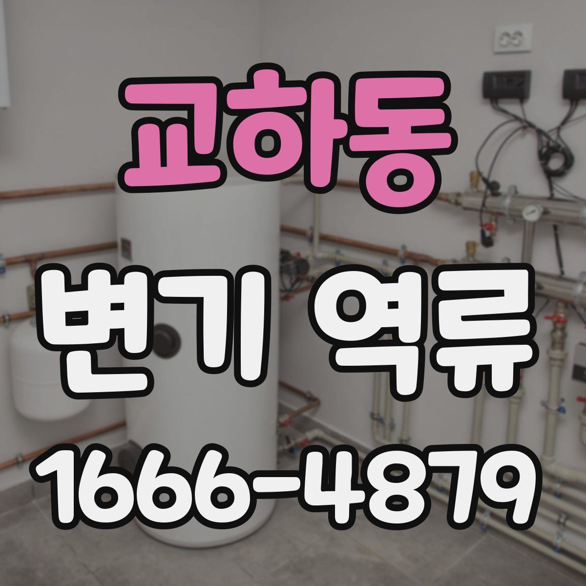 교하동 변기 역류