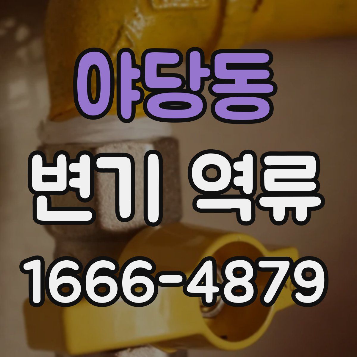 야당동 변기 역류