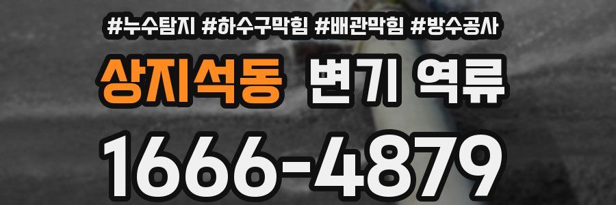 상지석동 변기 역류