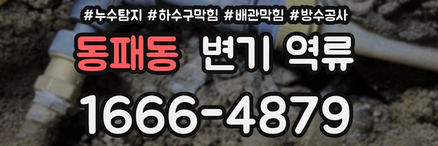 동패동 변기 역류