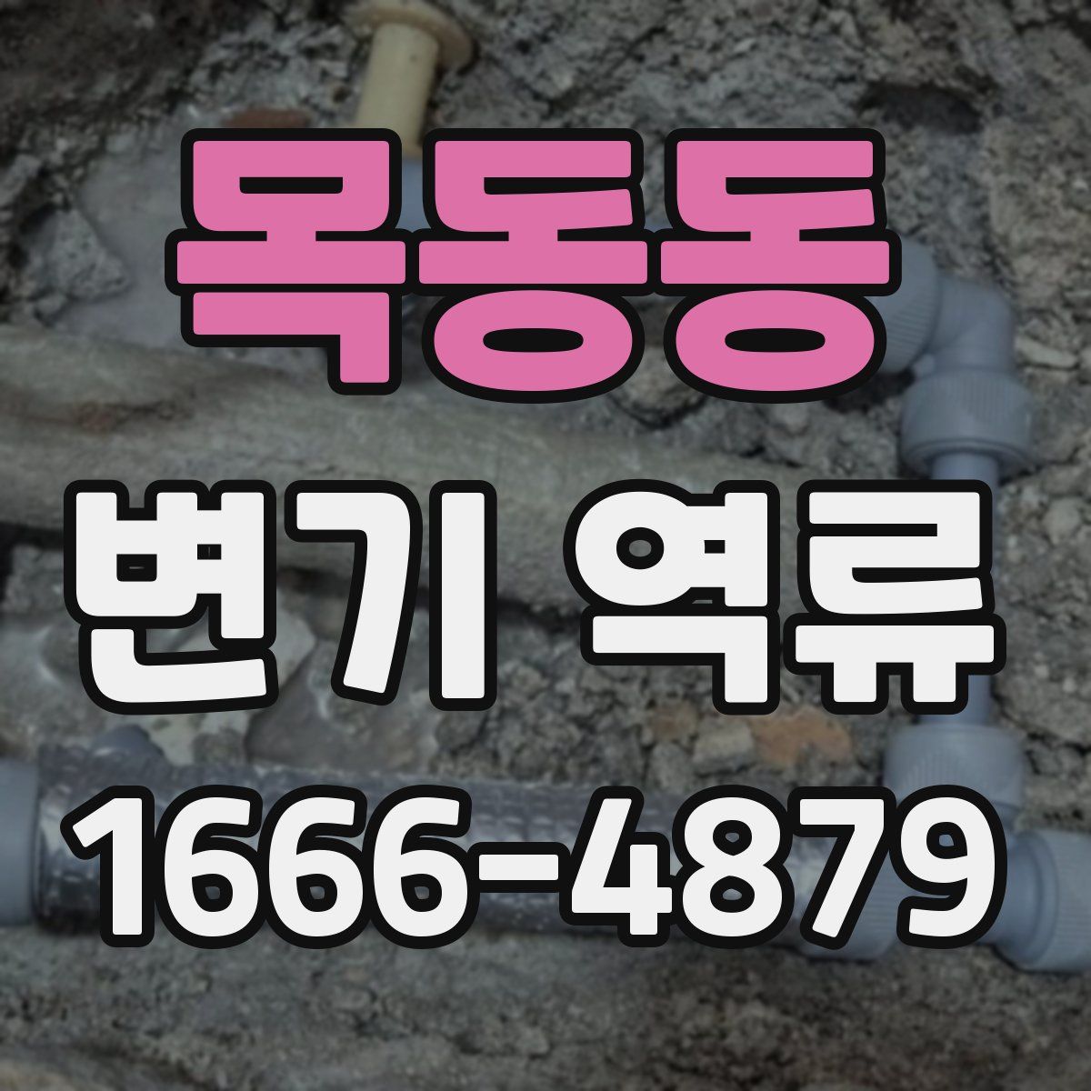 목동동 변기 역류