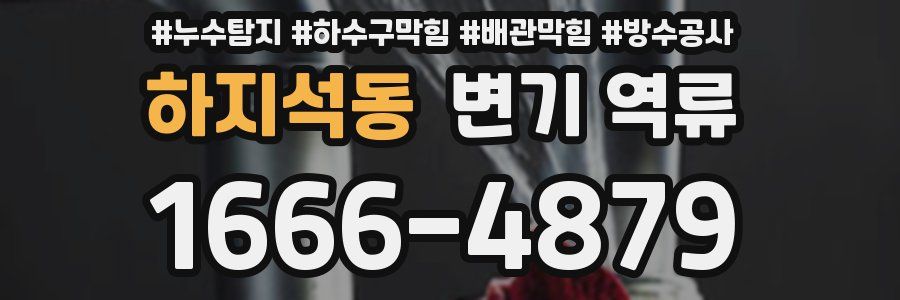 하지석동 변기 역류