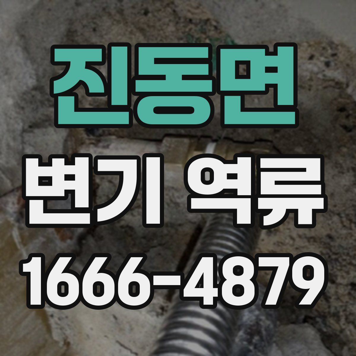 진동면 변기 역류