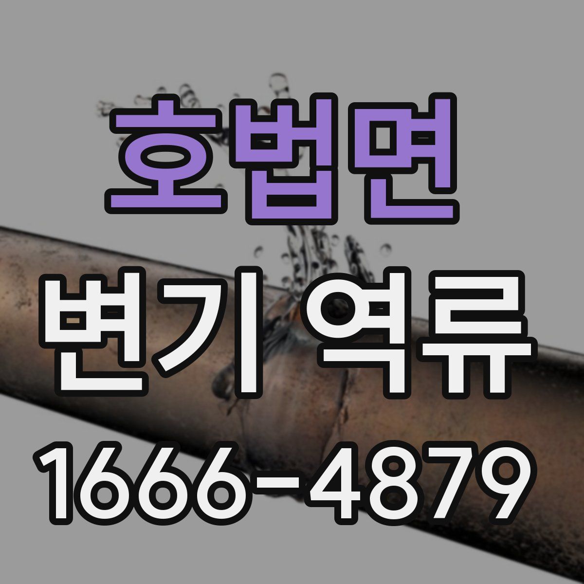 호법면 변기 역류