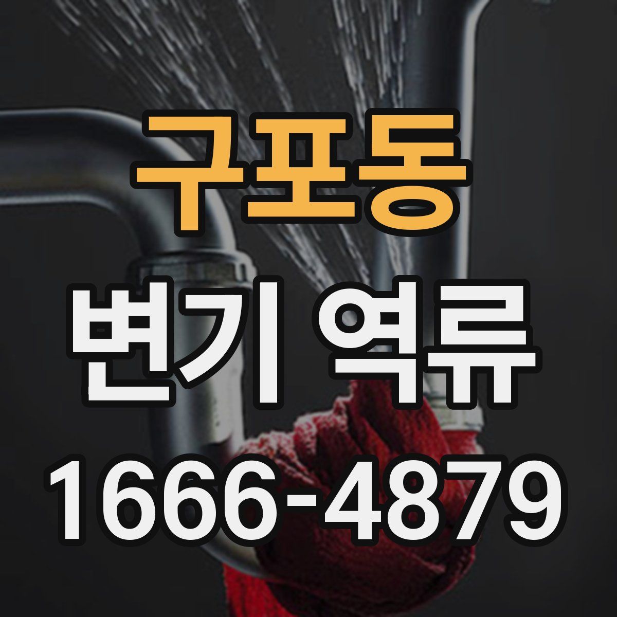 구포동 변기 역류