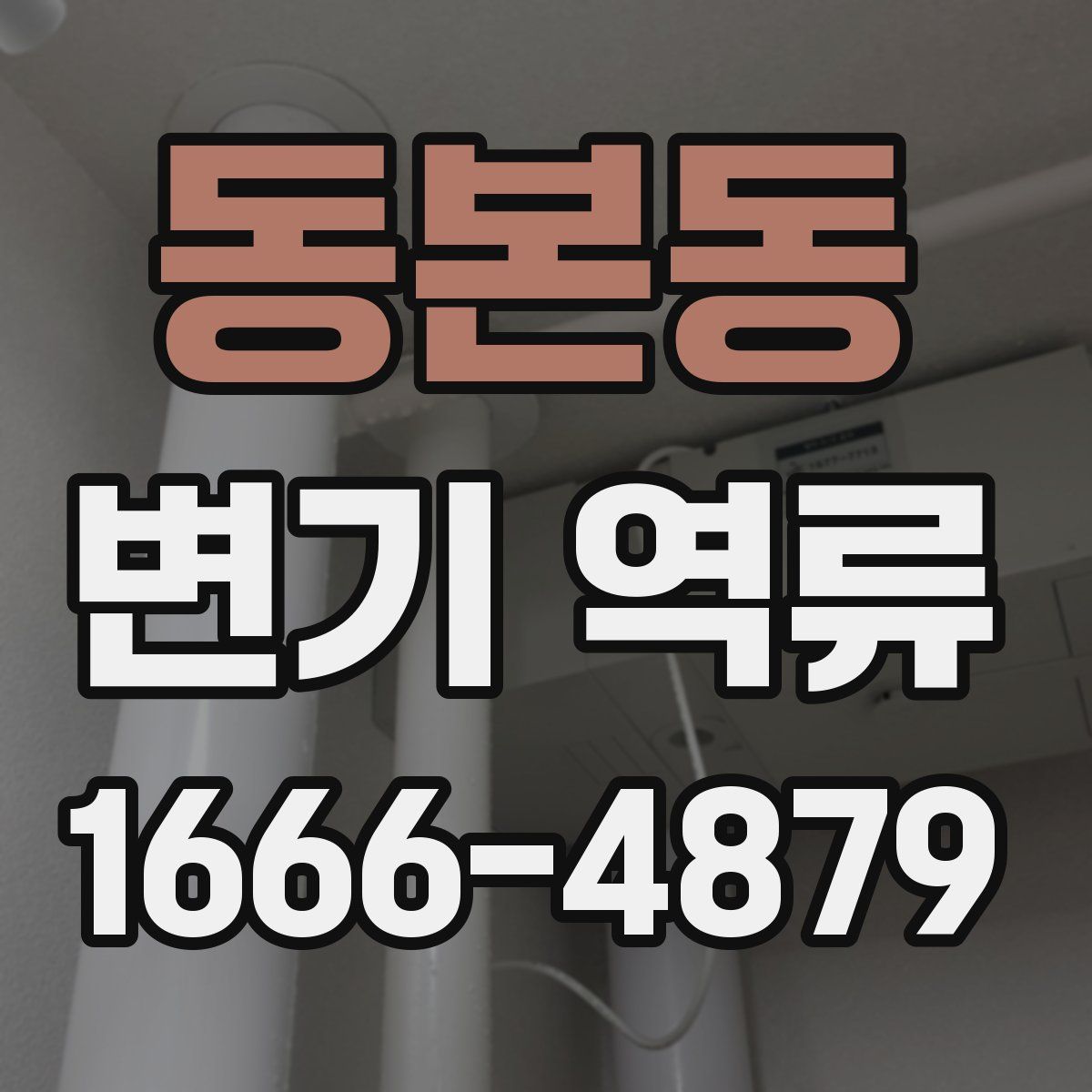 동본동 변기 역류