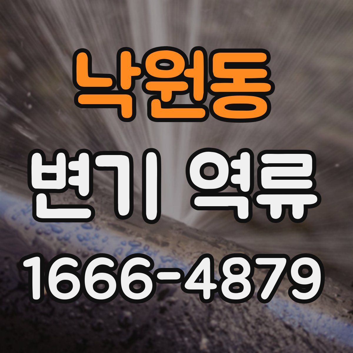 낙원동 변기 역류