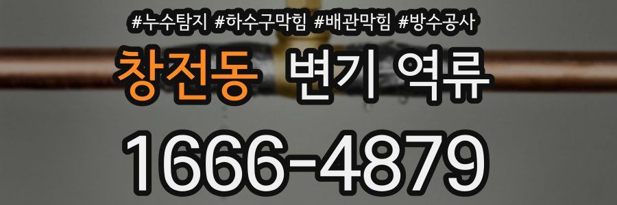 창전동 변기 역류