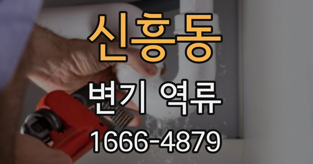 신흥동 변기 역류