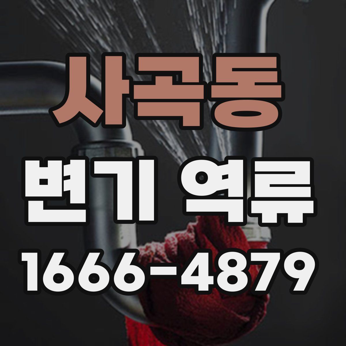 사곡동 변기 역류