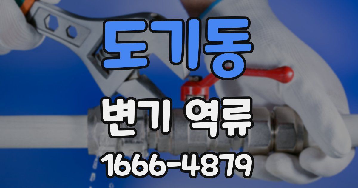 도기동 변기 역류