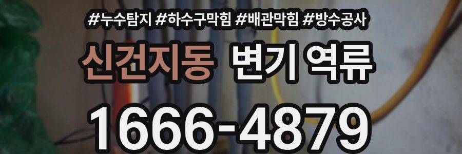 신건지동 변기 역류