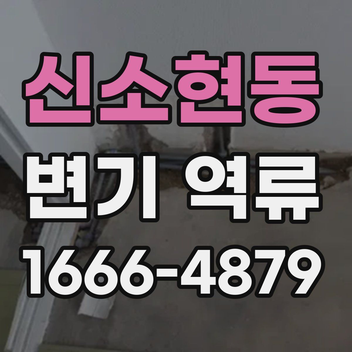 신소현동 변기 역류