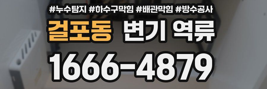 걸포동 변기 역류