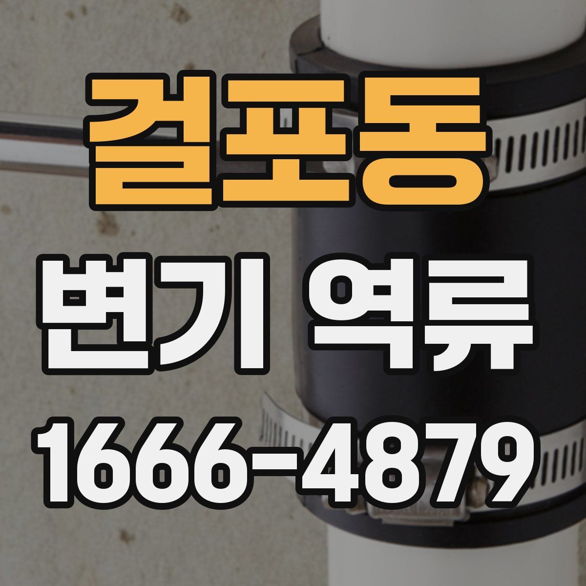 걸포동 변기 역류