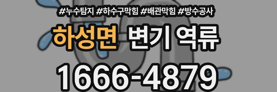 하성면 변기 역류