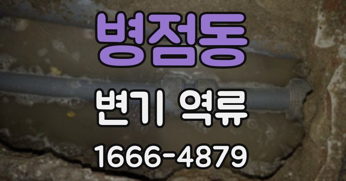병점동 변기 역류