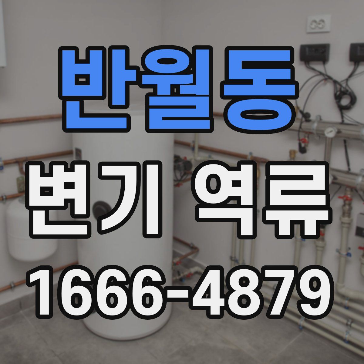 반월동 변기 역류