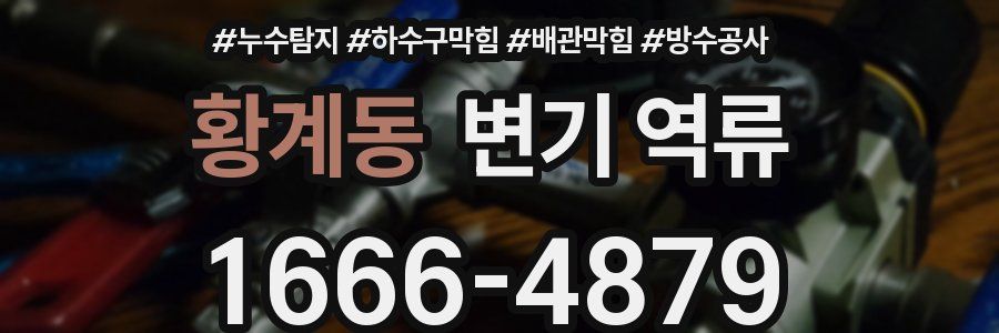 황계동 변기 역류