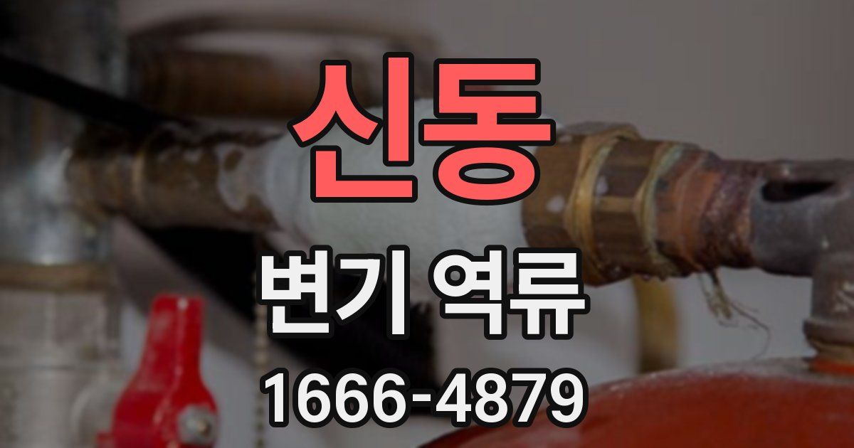신동 변기 역류