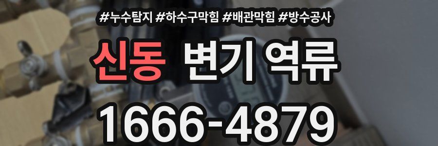신동 변기 역류