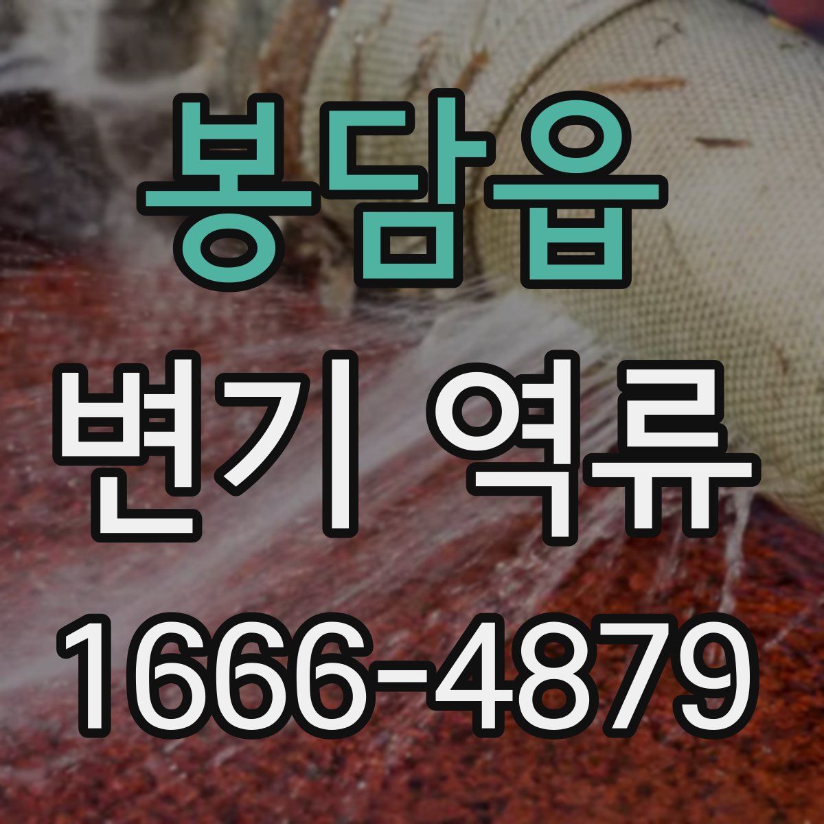 봉담읍 변기 역류