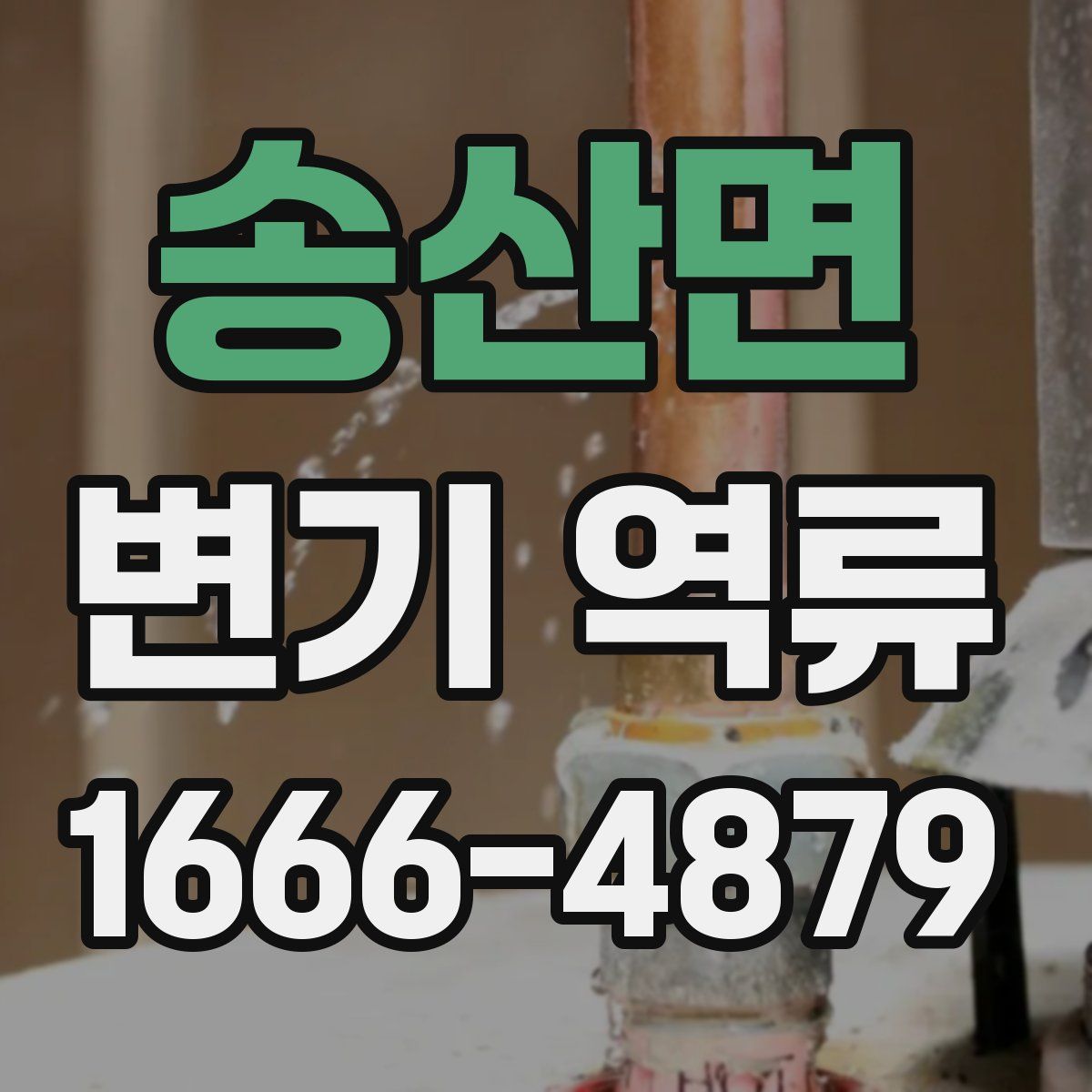 송산면 변기 역류