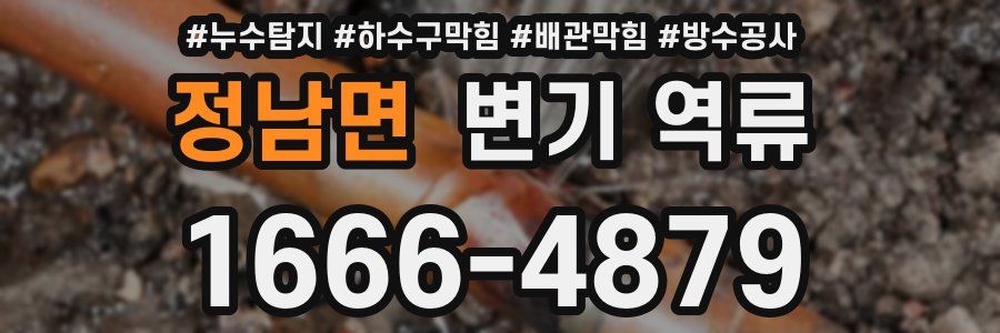 정남면 변기 역류
