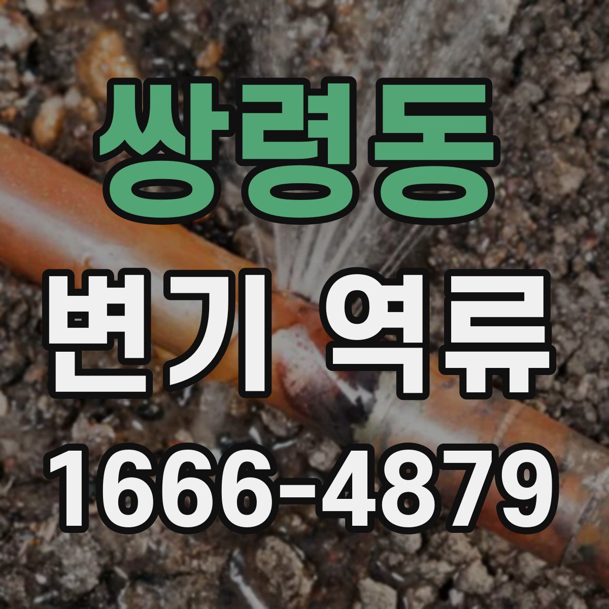 쌍령동 변기 역류