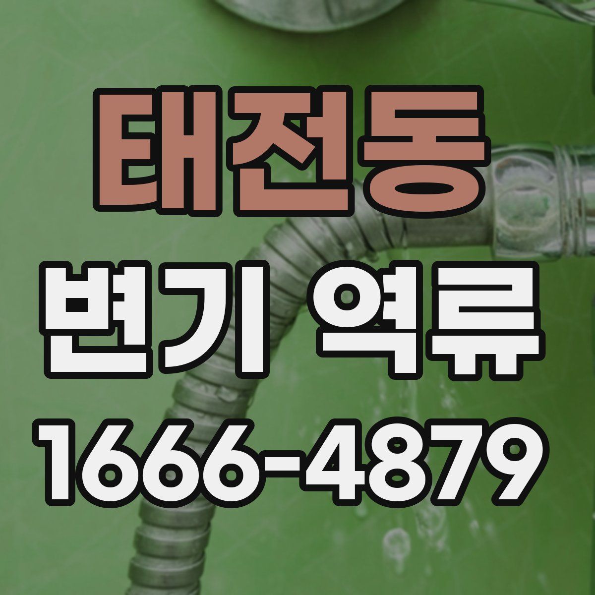 태전동 변기 역류