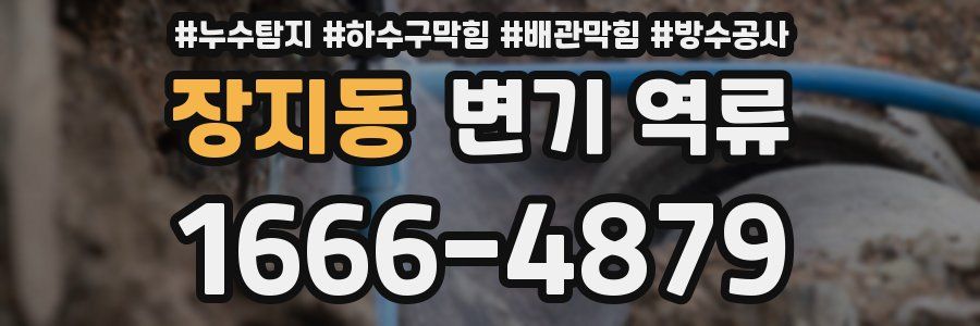 장지동 변기 역류