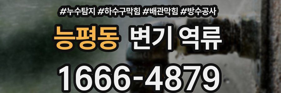 능평동 변기 역류