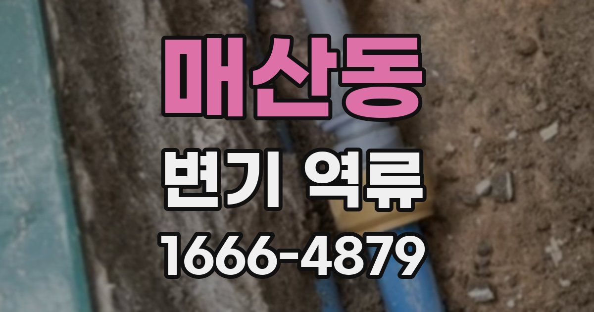 매산동 변기 역류