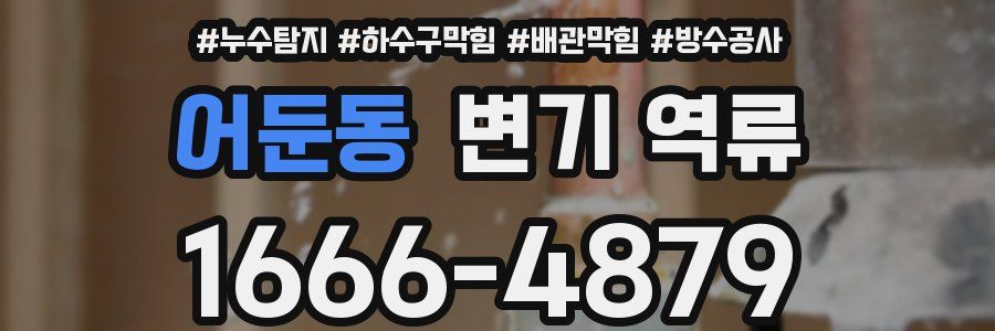 어둔동 변기 역류