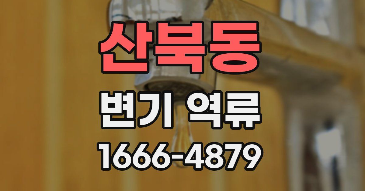 산북동 변기 역류