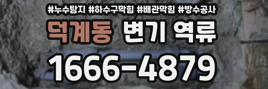 덕계동 변기 역류