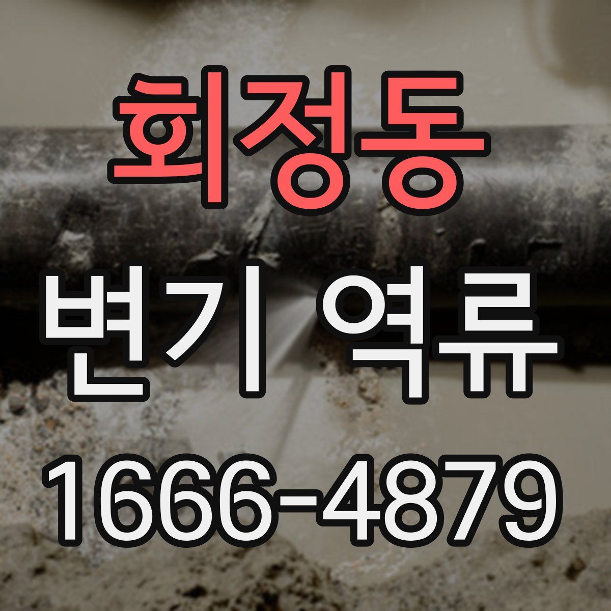회정동 변기 역류