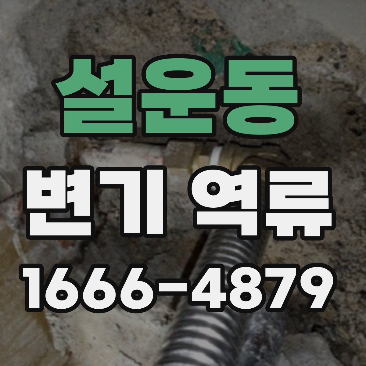 설운동 변기 역류