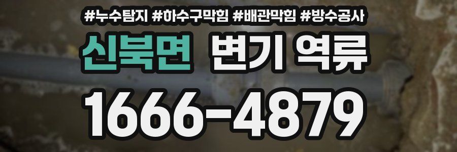 신북면 변기 역류