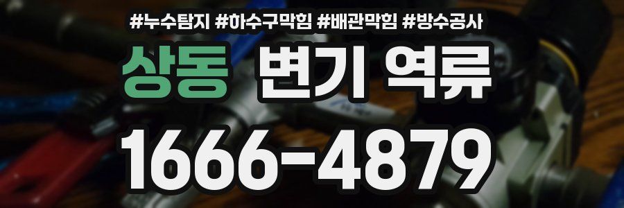 상동 변기 역류