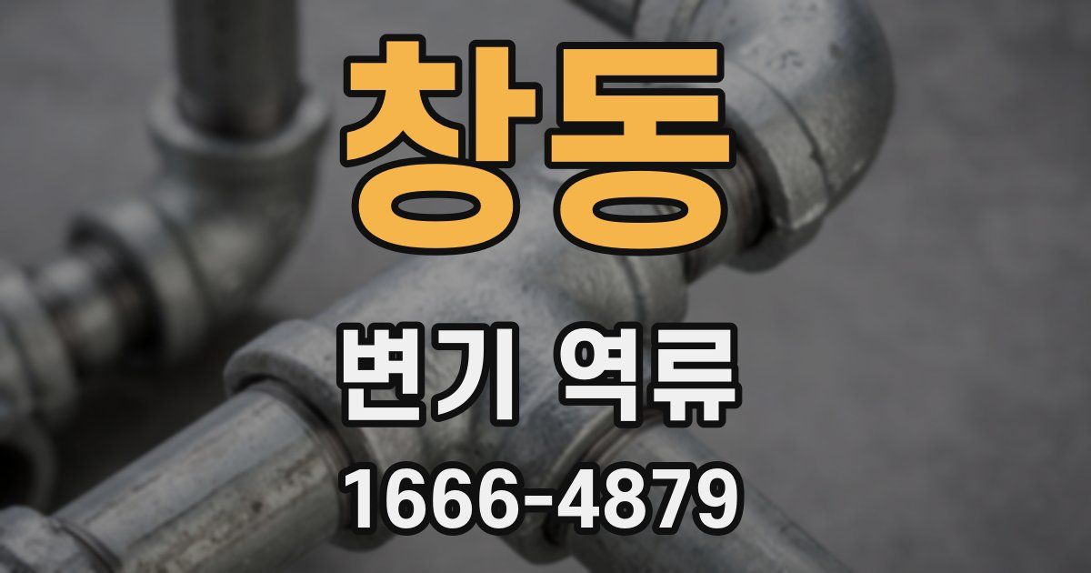 창동 변기 역류