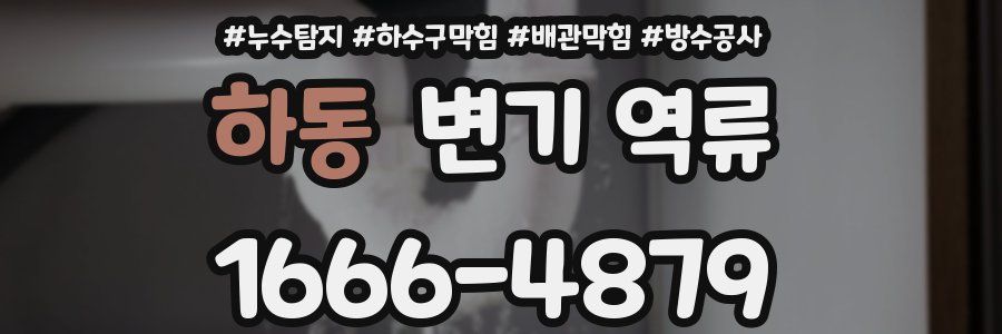 하동 변기 역류