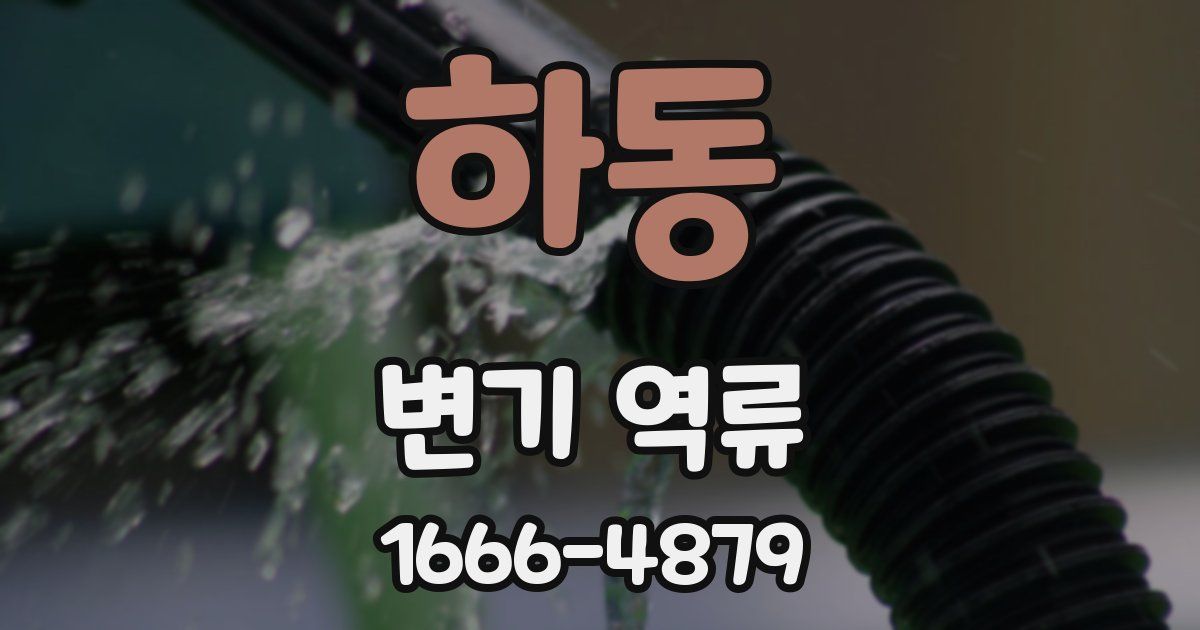 하동 변기 역류
