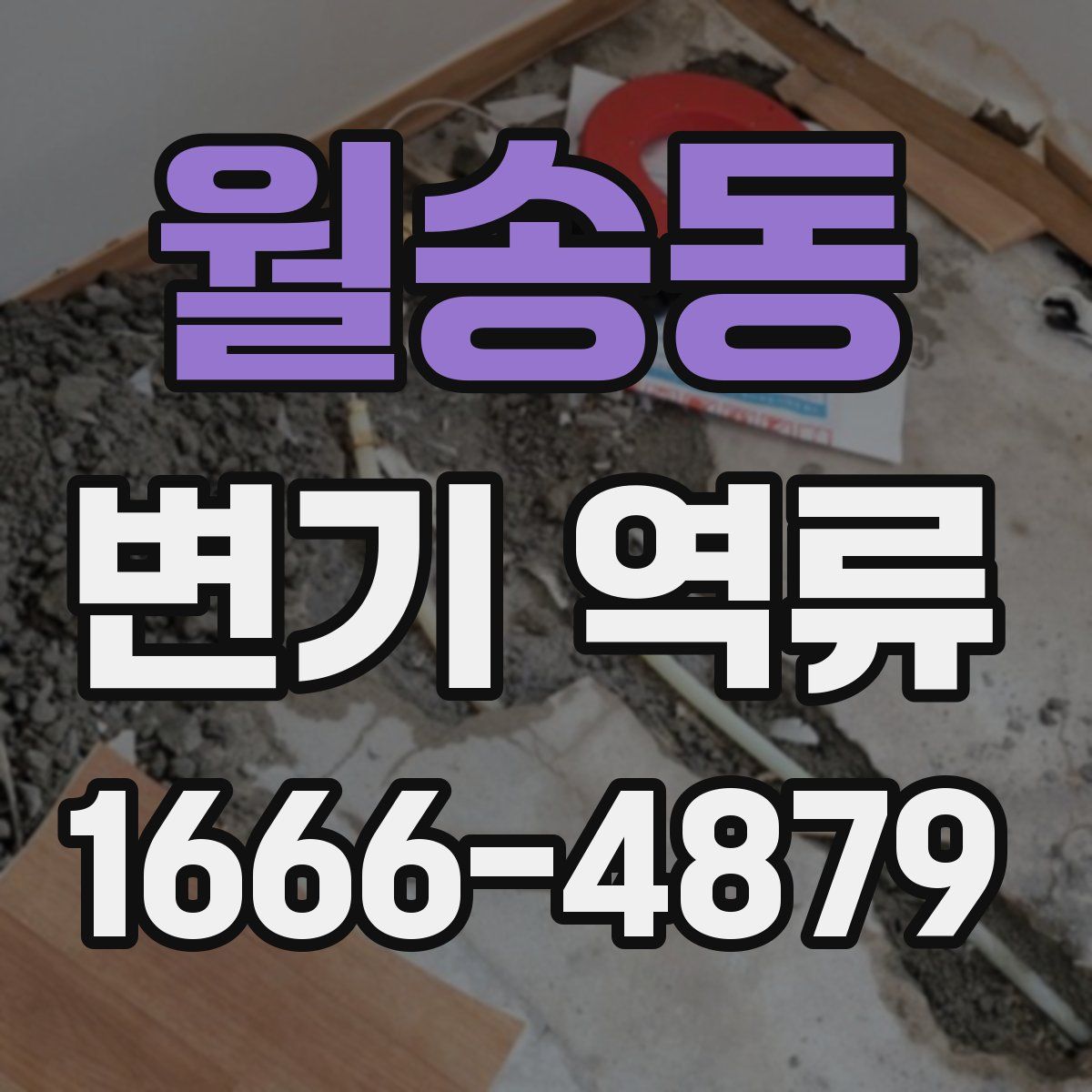 월송동 변기 역류