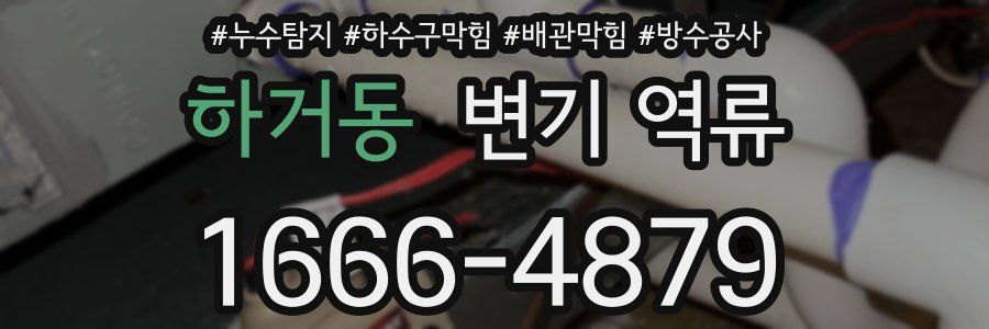 하거동 변기 역류