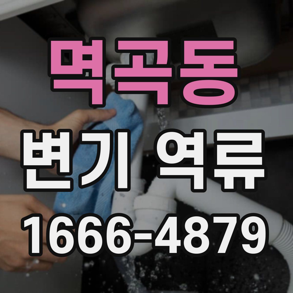 멱곡동 변기 역류