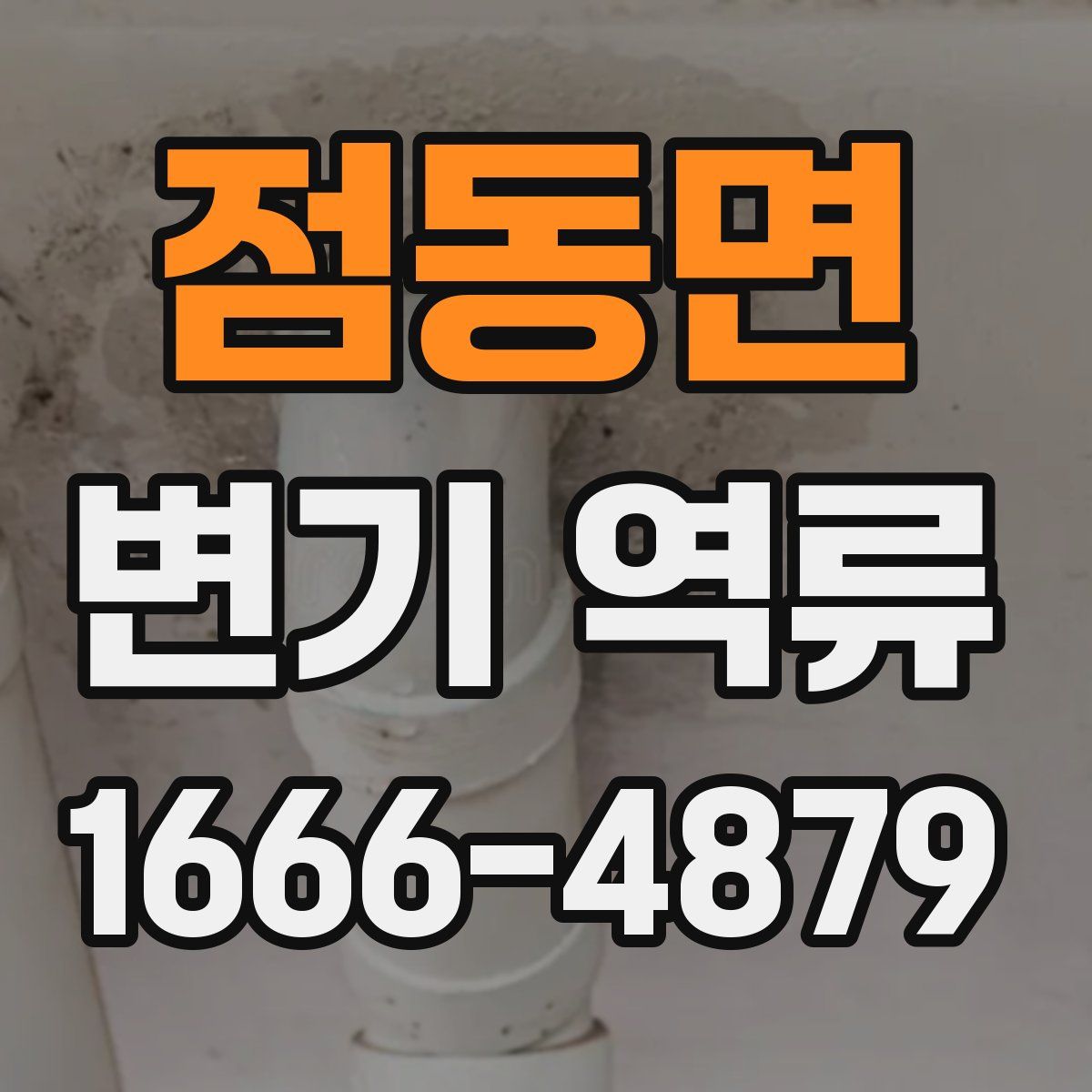 점동면 변기 역류
