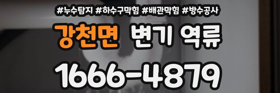 강천면 변기 역류