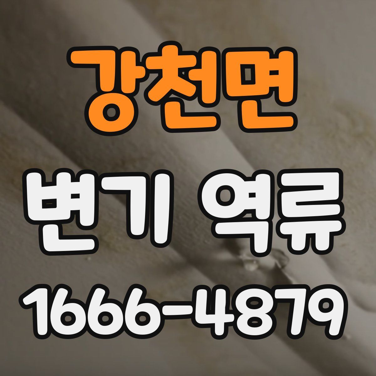 강천면 변기 역류